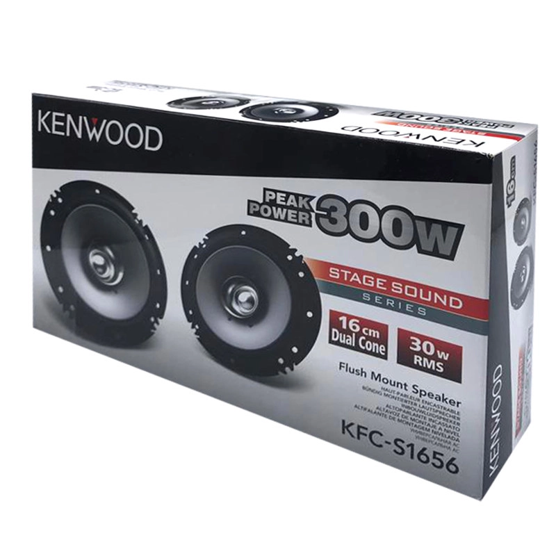 Kenwood model KFC-S1656 car speaker, package of two pieces