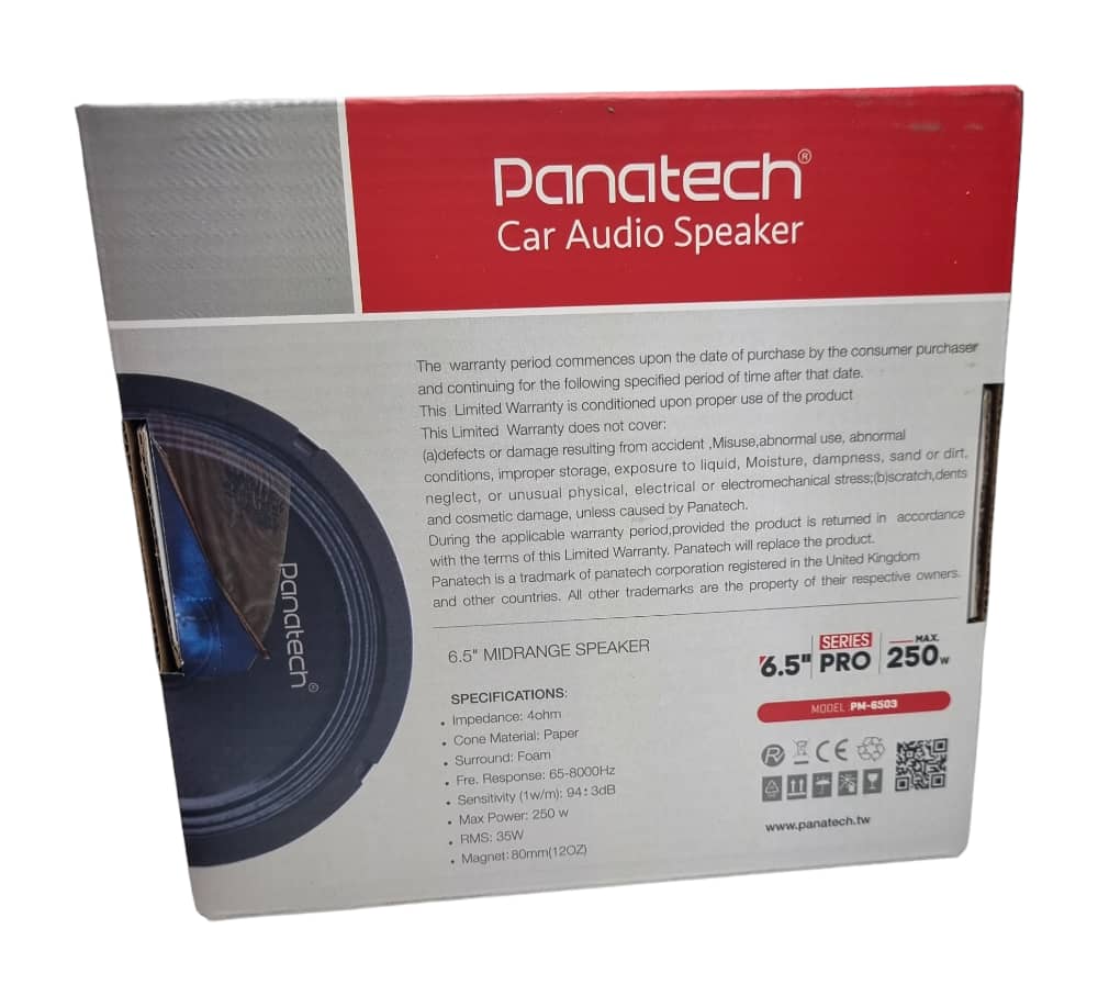 Midrange 6.5 inch panatech model pm6503