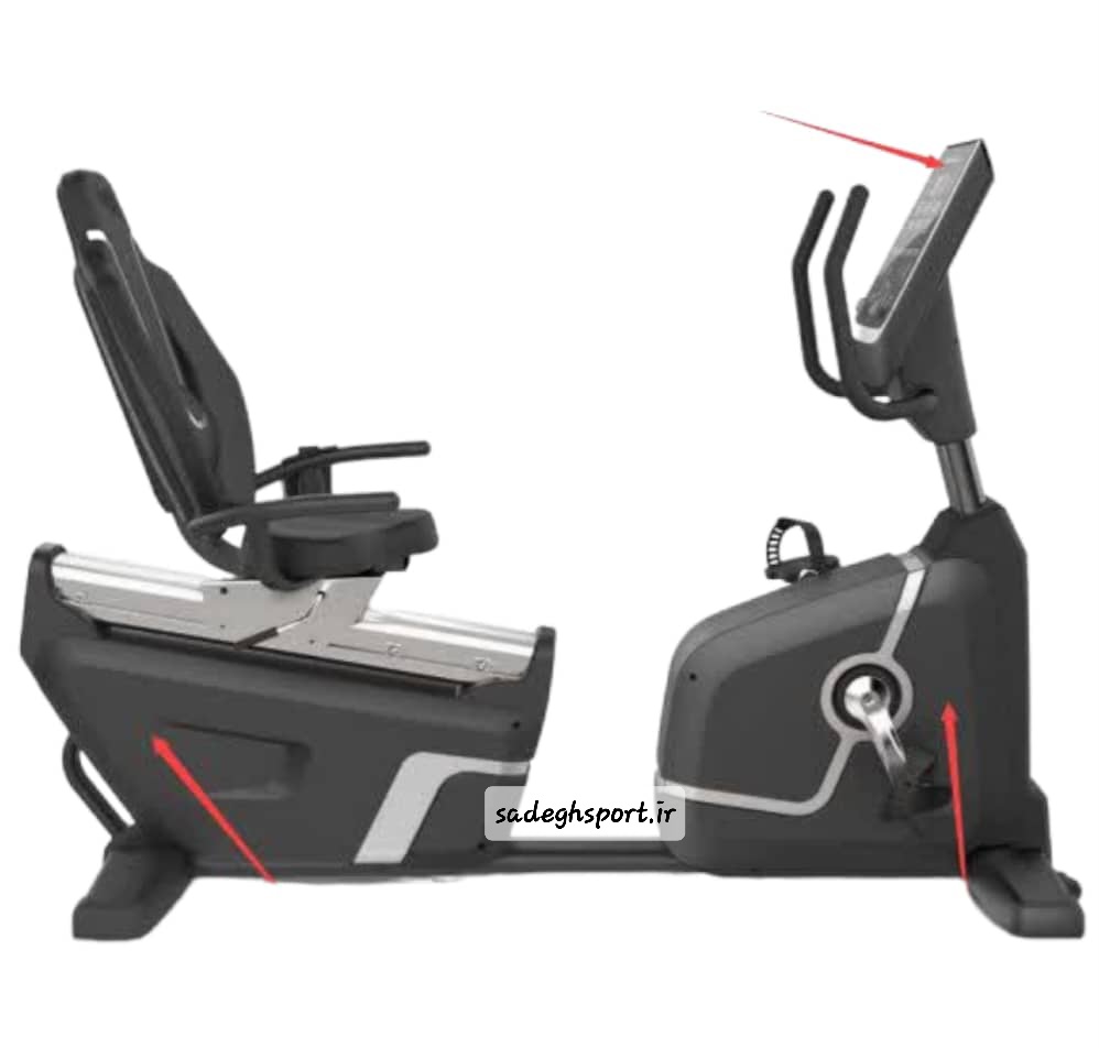 Furnished stationary bike with club generator, model FW3000R